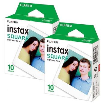 FUJI Fujifilm instax Square Instant Film 2x 10er Fotopapier 16576520 (Retail) (16576520)