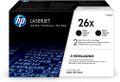 HP 26X Original LaserJet Toner Cartridges Black High Yield (2-pack)
