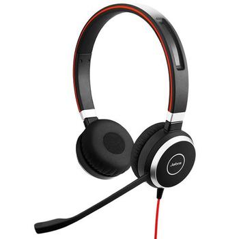 JABRA EVOLVE 40 UC Stereo USB Headband Noise cancelling USB connector with mute-button and volume control on the cord (6399-829-209)