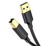 Ugreen USB-A to USB-B Printer Cable 3m - Black
