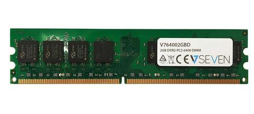 V7 2GB DDR2 800MHZ CL6 NON ECC DIMM PC2-6400 1.8V LEG MEM (V764002GBD)