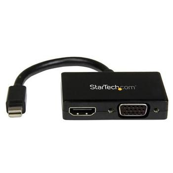 STARTECH Travel A/V Adapter: 2-in-1 Mini DisplayPort to HDMI or VGA Converter	 (MDP2HDVGA)