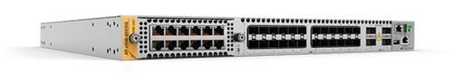 Allied Telesis Advanced Layer 3 switch with SFP+ slot x 24- QSFP/ QSFP28 slots x 4- Expansion slot x 1- Dual Hotswap PSU Bays. 1 year NCP support (Start date is shipment date from ATI - Grace period 90days) (AT-X950-28XSQ-B01)