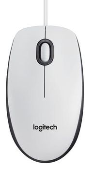 LOGITECH Mouse M100 White EMEA (910-005004)