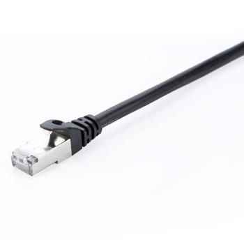 V7 CAT6 ETHERNET BLACK STP 2M RJ45 100 COPPER SNAGLESS CABL (V7CAT6STP-02M-BLK-1E)