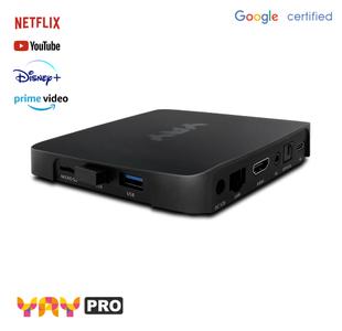 Vu+ YAY GO PRO Android TV HIGH-END 4K UHD Streaming Box Android 10.0 and Chromecast integrated (vuplusyaygopro)