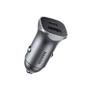 Ugreen UGREEN CD130 Car Charger, USB-A+PD 3.0, USB-C, QC3.0 30W (Grey)