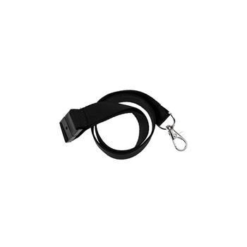 Halssnor Med Karabinkrok Og Nakkesikring Sort (100163026)