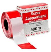  Sperrebånd Rød/Hvit 75Mmx500M