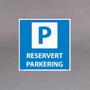  Skilt alu P11 "Parkering forbudt" 20x50cm