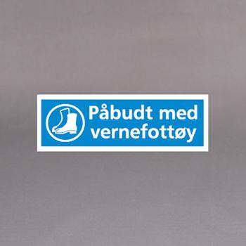 Skilt plast 1325 "Vernesko" 30x10cm (100198124)