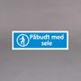 Skilt plast 1338 "Sele" 45x15cm