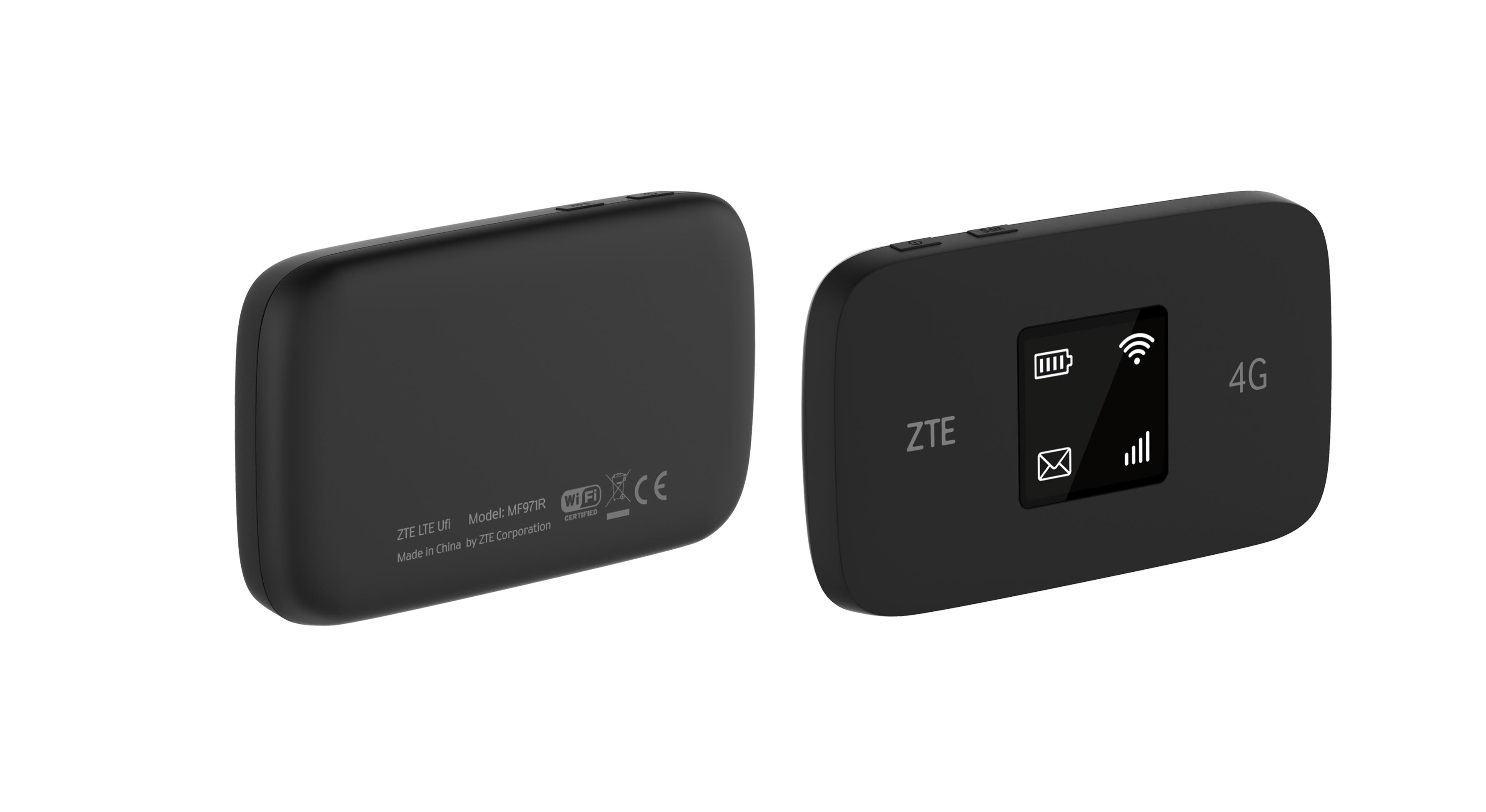 Mobilt Bredbånd Vodacom ZTE MF971RS2 Wifi Router Black | Vodacom