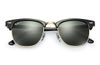 RAY-BAN Clubmaster Black Polarized - Solbriller - Green - 49 (RB3016-901/58-49)