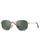 RAY-BAN Hexagonal Gold - Solbrille - Green (RB3548N-001)