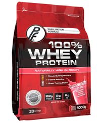 Proteinfabrikken 100% Whey Strawberry 1kg - Kosttilskudd