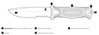 GERBER Strongarm Fixed Serrated - Kniv - Svart (31-003648)