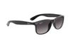 RAY-BAN Andy Black - Solbriller - Grey Gradient - 55 (RB4202-601/8G-55)
