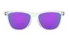Oakley Frogskins Polished Clear - Solbriller - Prizm Violet (OO9013-H7)