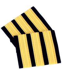Uniform Luftfart - 3 gullstriper - Norge - Distinksjoner