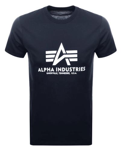 Alpha Industries Basic T - T-skjorte - Marineblå (100501-02)