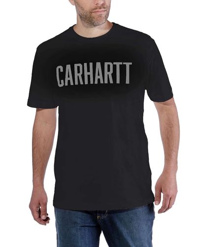 Carhartt Block Logo - T-skjorte - Svart (103203.001)