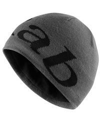 Rab Logo Beanie -  - Lue - Grit/ Beluga - (QAA-09-GB-U)