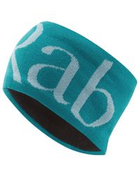 Rab Knitted Logo -  - Pannebånd - Aquamarine - (QAA-71-AQ)