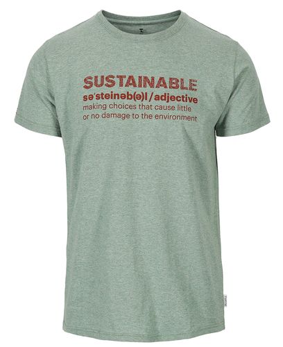 Tufte Wear Mens ECO Sustainabili-Tee - T-skjorte - Green Melange (1031-106)