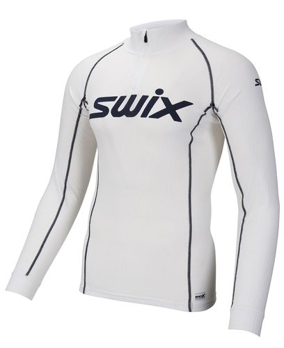 Swix RaceX Bodyw Halfzip Ms - Trøye - Bright White (40821-00000)