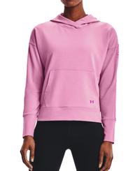 Under Armour Rival Terry Taped W - Genser - Planet Pink