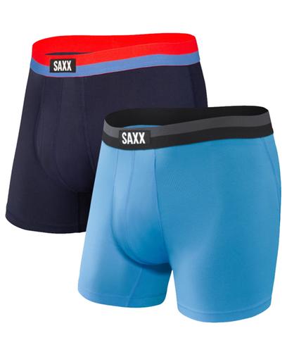 SAXX Sport Mesh 2pk - Boxershorts - Malibu/ Navy (SXPP2M-MLN)
