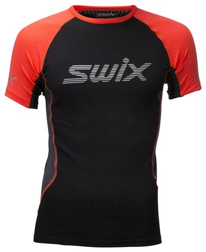 Swix Radiant RaceX Ms - T-skjorte - Neon Red (40611-90015)