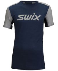 Swix Motion Tech Wool Ms - T-skjorte - Estate Blue (40991-72105)