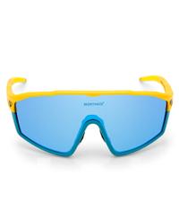 Northug Sunsetter - Sportsbriller - Yellow/ turqoise (PN05071-989-1)