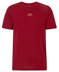 Oakley Bark New - T-skjorte - Iron Red