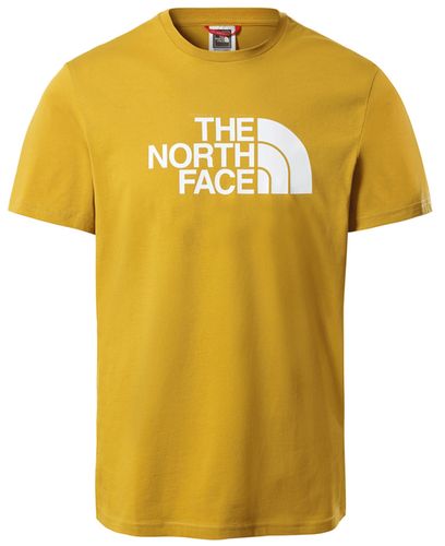 The North Face M S/S Easy - T-skjorte - Arrowwood Yellow (0A2TX3H9D1)