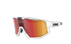Bliz Fusion Matte White - Sportsbriller - Smoke w Red Multi (52105-00)