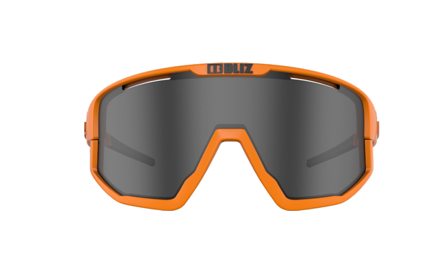 Bliz Fusion Matte Neon Orange - Sportsbriller - Smoke (52105-61)