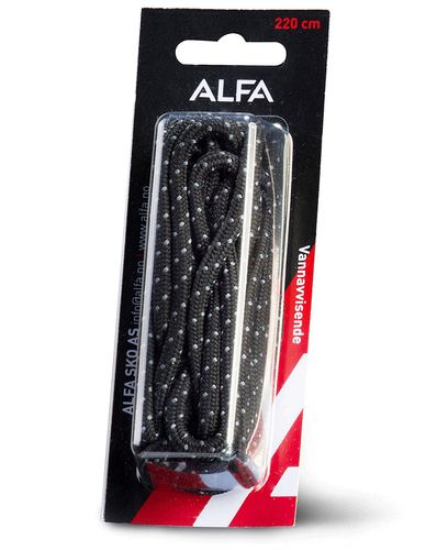ALFA Laces 1pk - Skolisser - Black (910022-190)