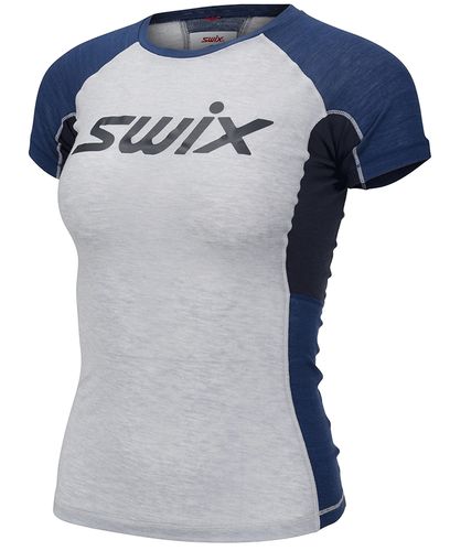 Swix Motion Tech Wool Ws - T-skjorte - Silver (40996-12210)