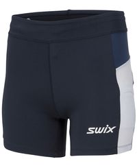Swix Motion Premium short Ws - Tights - Dark navy/Lake blue