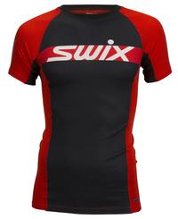 Swix RaceX Carbon Ms - T-skjorte - Fiery red (40651-99992)