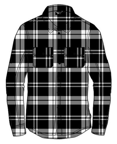 WHISTLER Flannel M Checked - Skjorte - Black (W211127-1001)