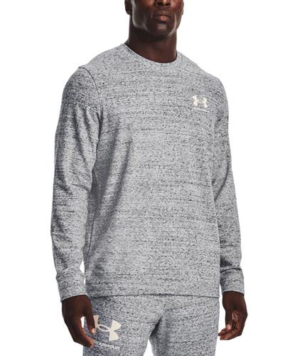 Under Armour Rival Terry LC Crew - Genser - Onyx White (1370404-112)