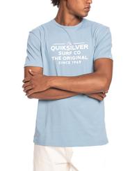 Quiksilver Feeding Line - T-skjorte - Faded Denim