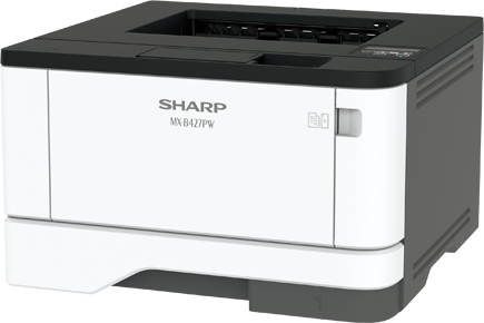 SHARP MX-B427PW,  40ppm Zwart-wit A4 MFP printer (bedrag incl. Recupel bijdrage) (MXB427PWEU)