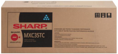 SHARP MX-C35TC tonercartridge Cyaan voor de MX-C357F/ MX-C407P Capaciteit: 6.000 afdrukken (o.b.v. 5% dekking)