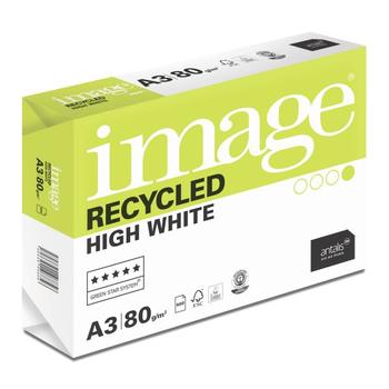 ANTALIS Image Recycled A3 High White Blue Angel 80g/m2 pak à 500 vel - Prijs geldig bij een minimale afname 20 dozen (Hele pallet) (468432-20)