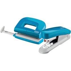 NOVUS NOVUS OFFICE Nietmachine en perforator 020-1876 Halve strip 15 Vellen Petrol Nr. 10 Kunststof,  metaal 2 Stuks (020-1876)